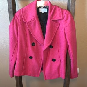 Women’s pink peacoat
